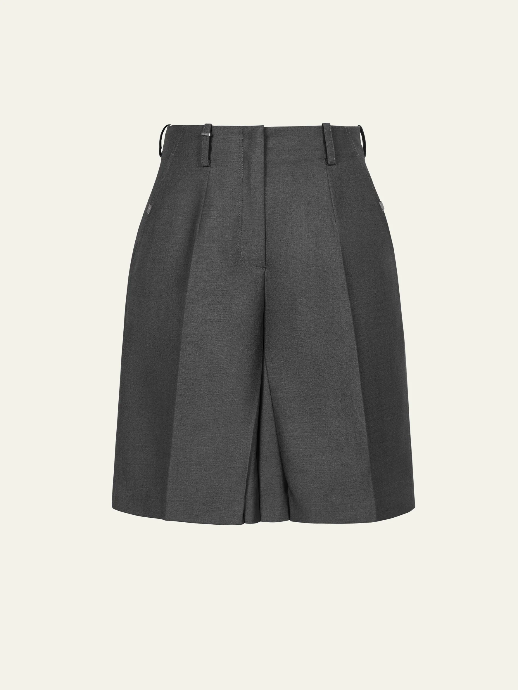 007 - C. Perriand Pleated Waistless Shorts - Image 5