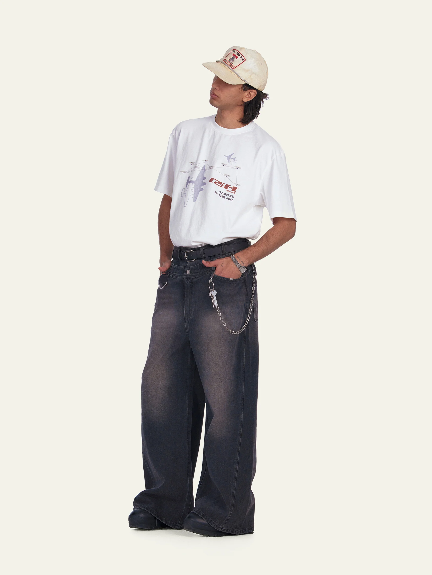 Pan Am® × C2H4® Air Route T-shirt - Image 3
