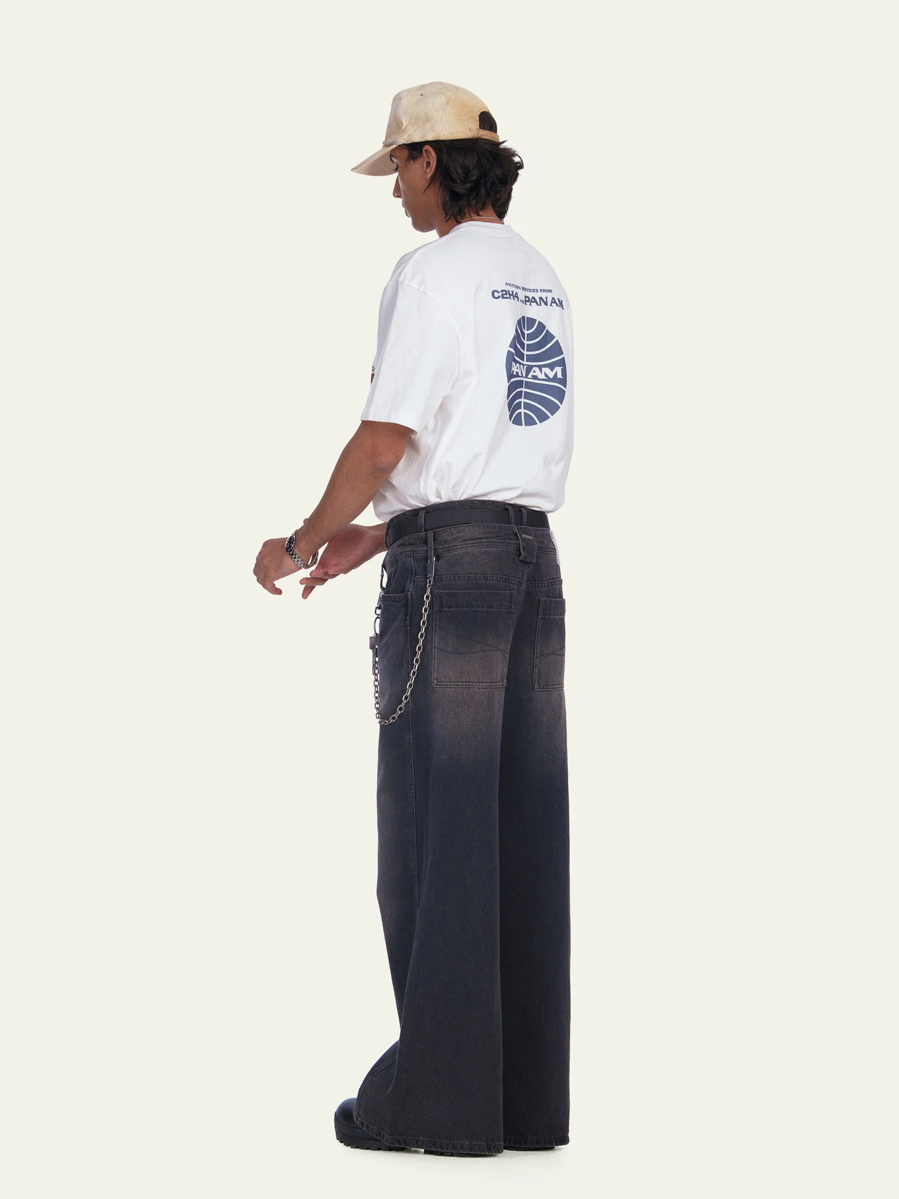 Pan Am® × C2H4® Air Route T-shirt - Image 4