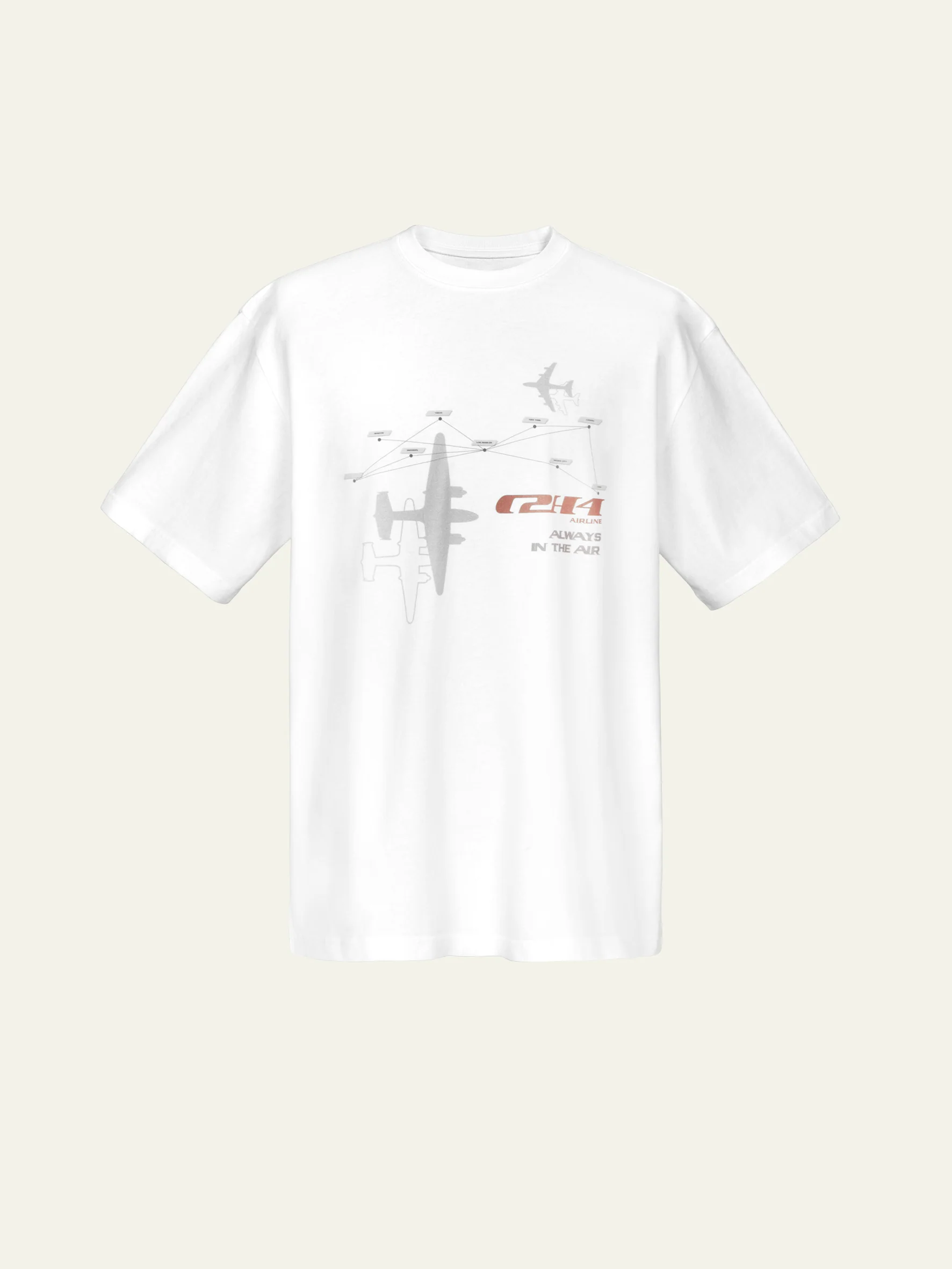 Pan Am® × C2H4® Air Route T-shirt - Image 5