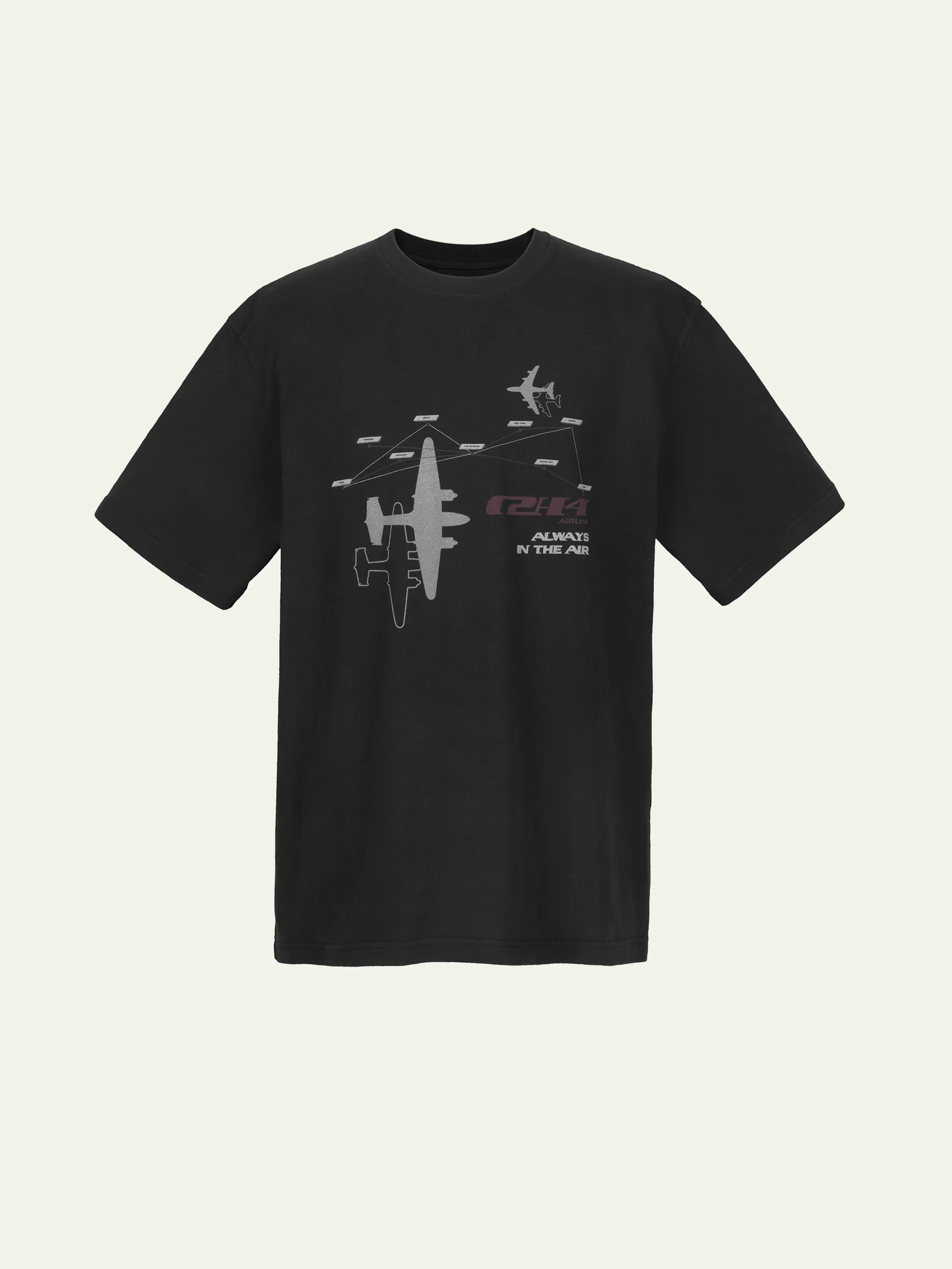 Pan Am® × C2H4® Air Route T-shirt - Image 5