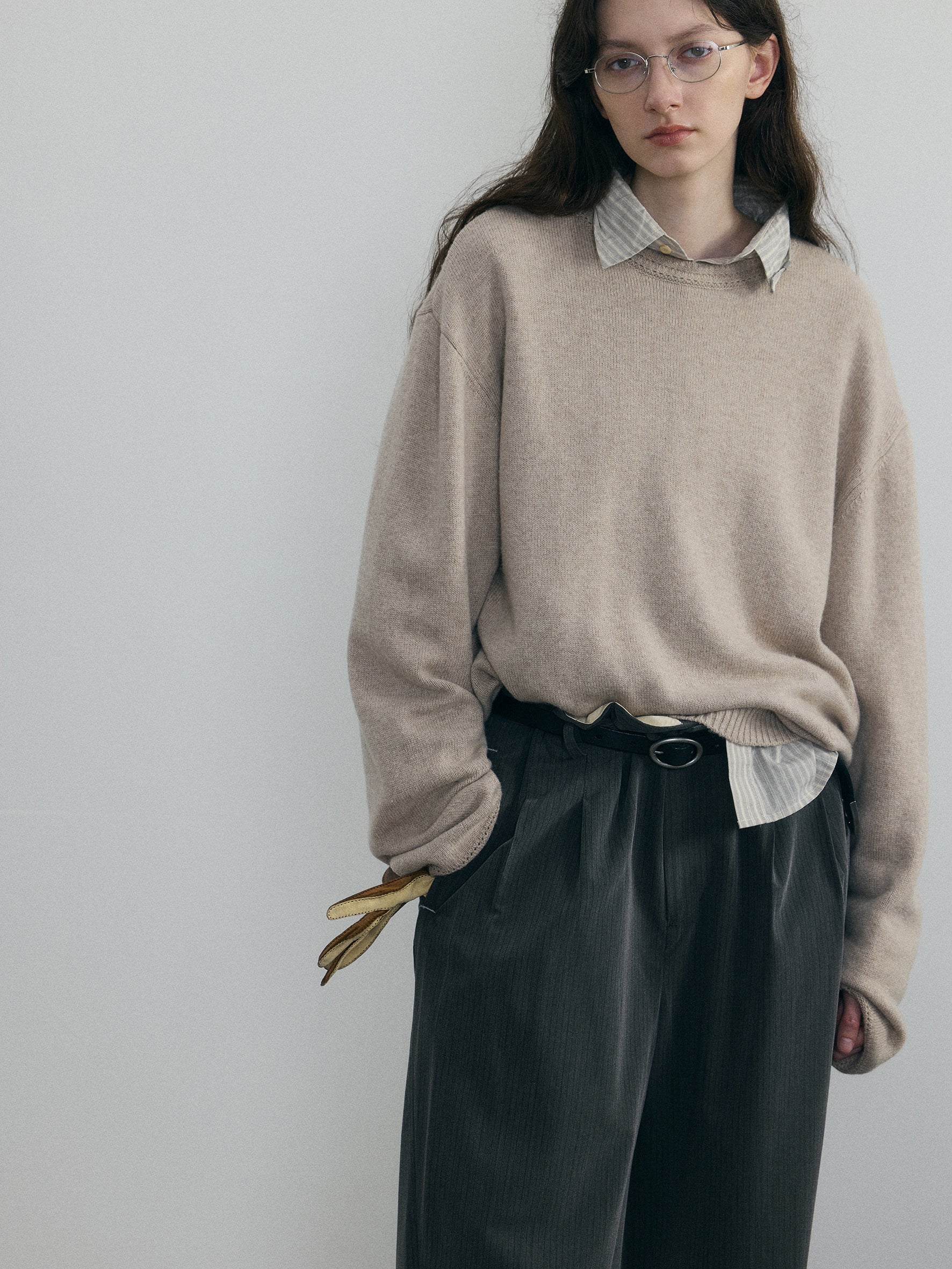 011 - Barista Knitted Wool Sweater - Image 2