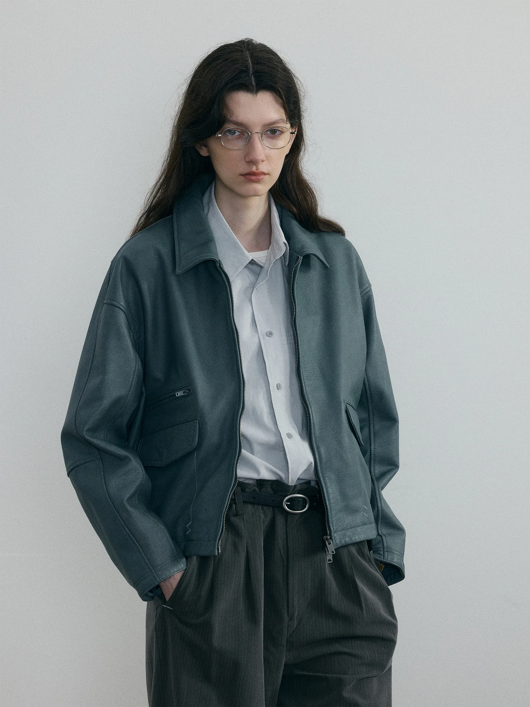 011 - Berghain Profile Leather Jacket - Image 17