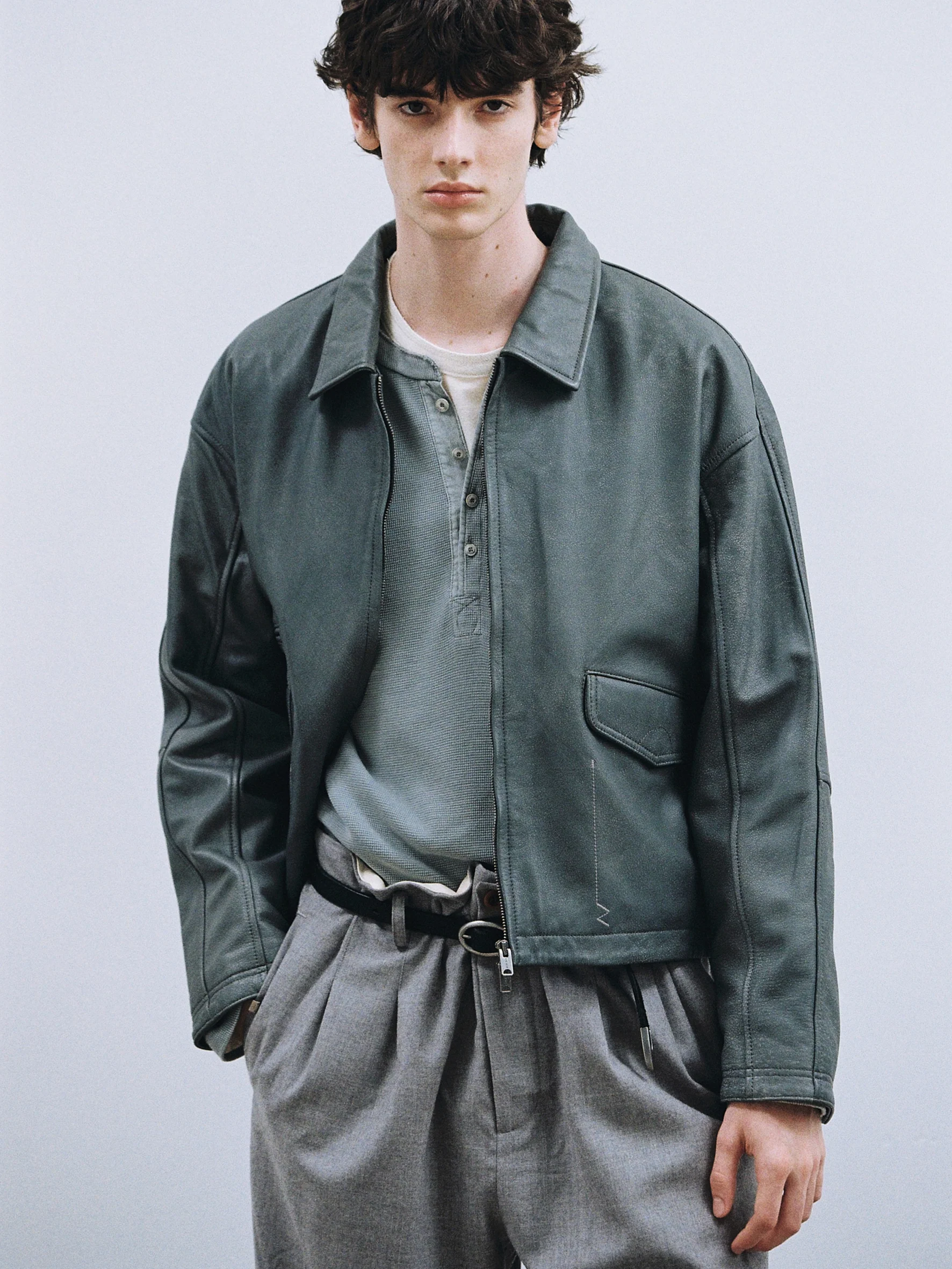 011 - Berghain Profile Leather Jacket - Image 20
