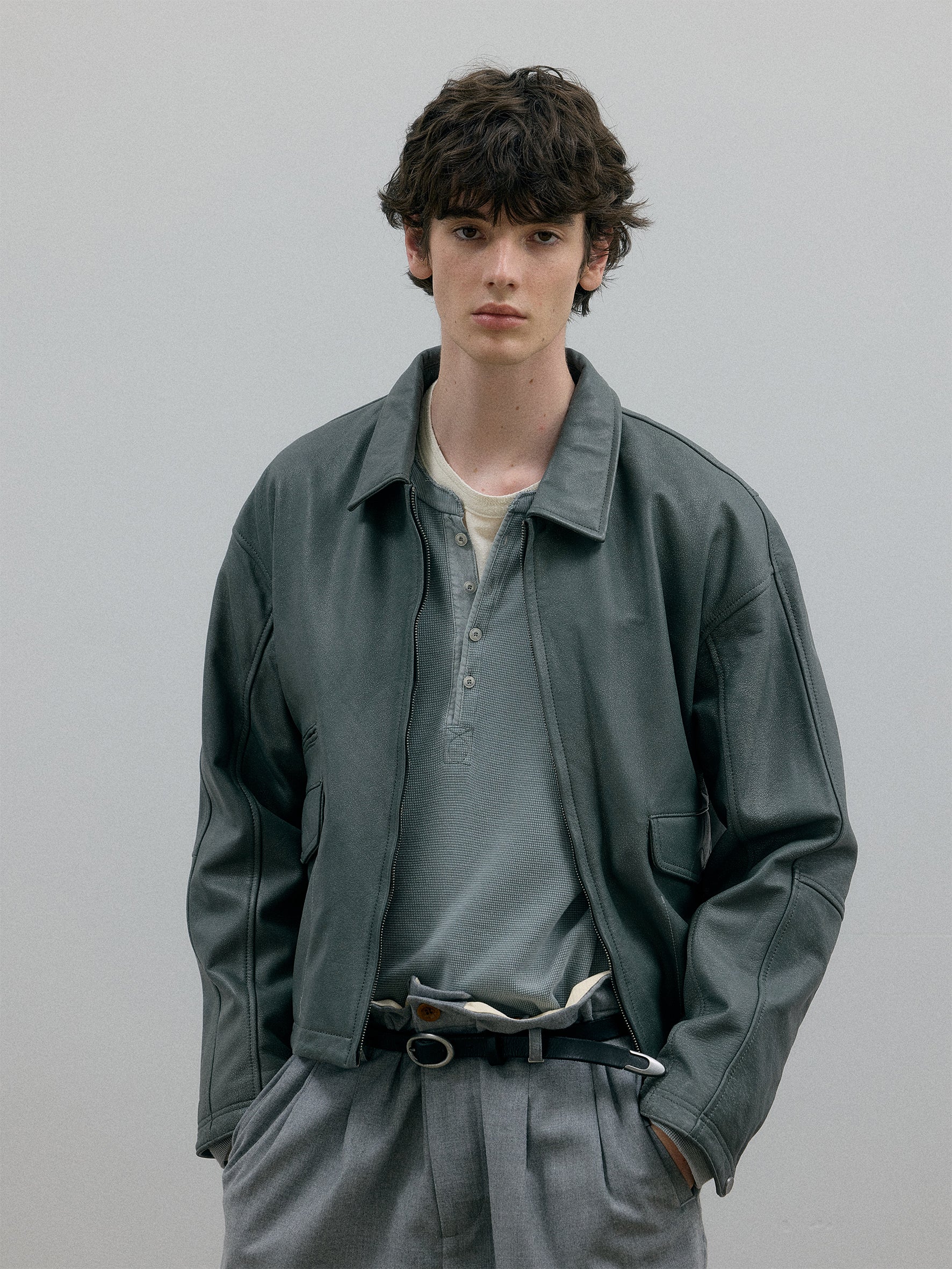 011 - Berghain Profile Leather Jacket - Image 21