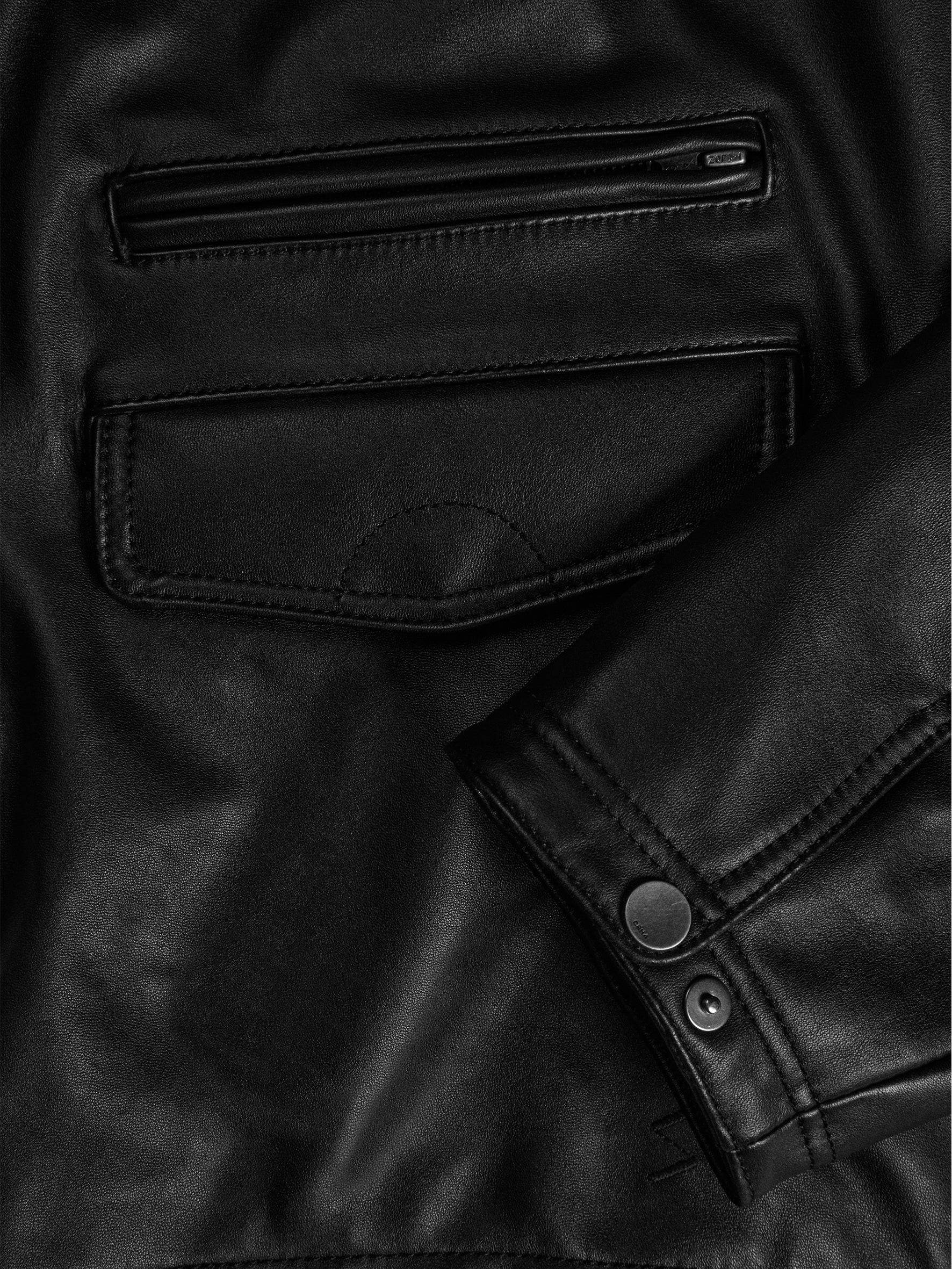 011 - Berghain Profile Leather Jacket - Image 9