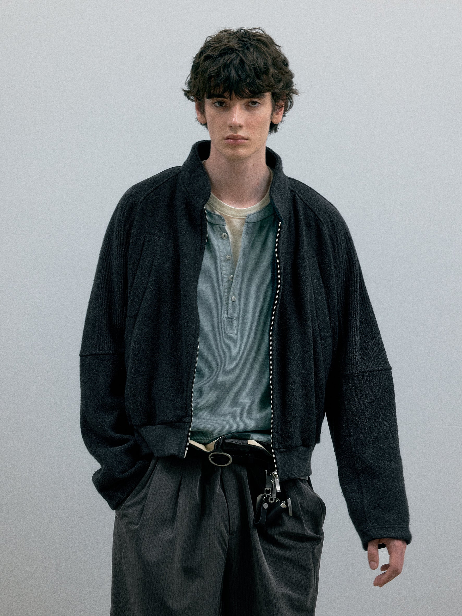 011 - Bourne Zip-up Sweater Jacket - Image 2