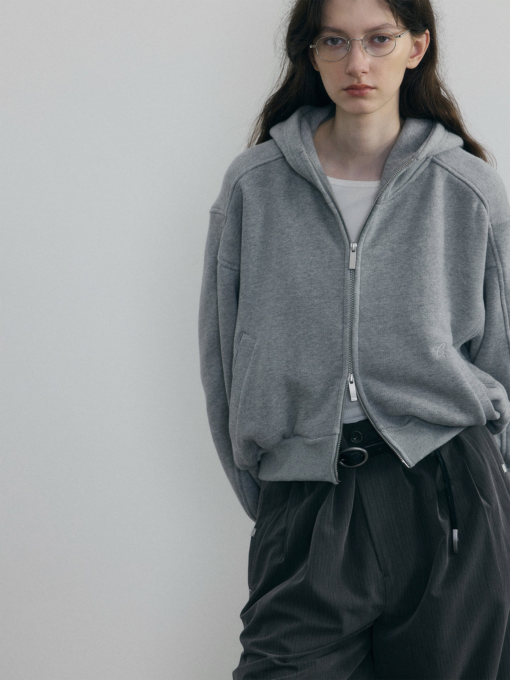 011 - Founder Basic Zip-up Hoodie - Image 2