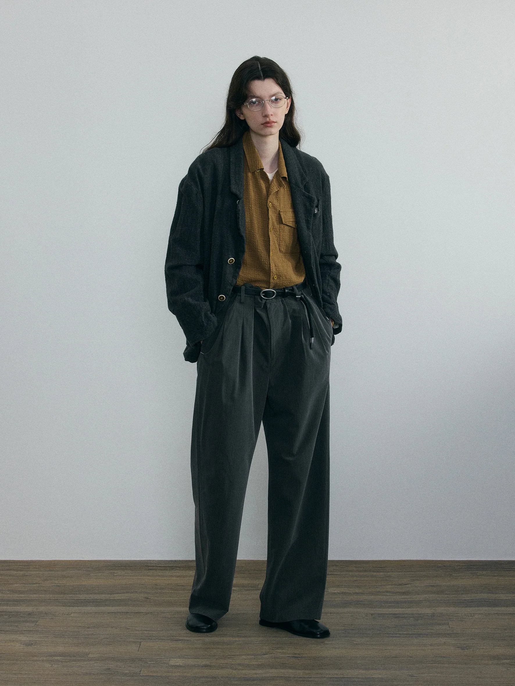 011 - Marylebone Washed Wool Blazer - Image 3