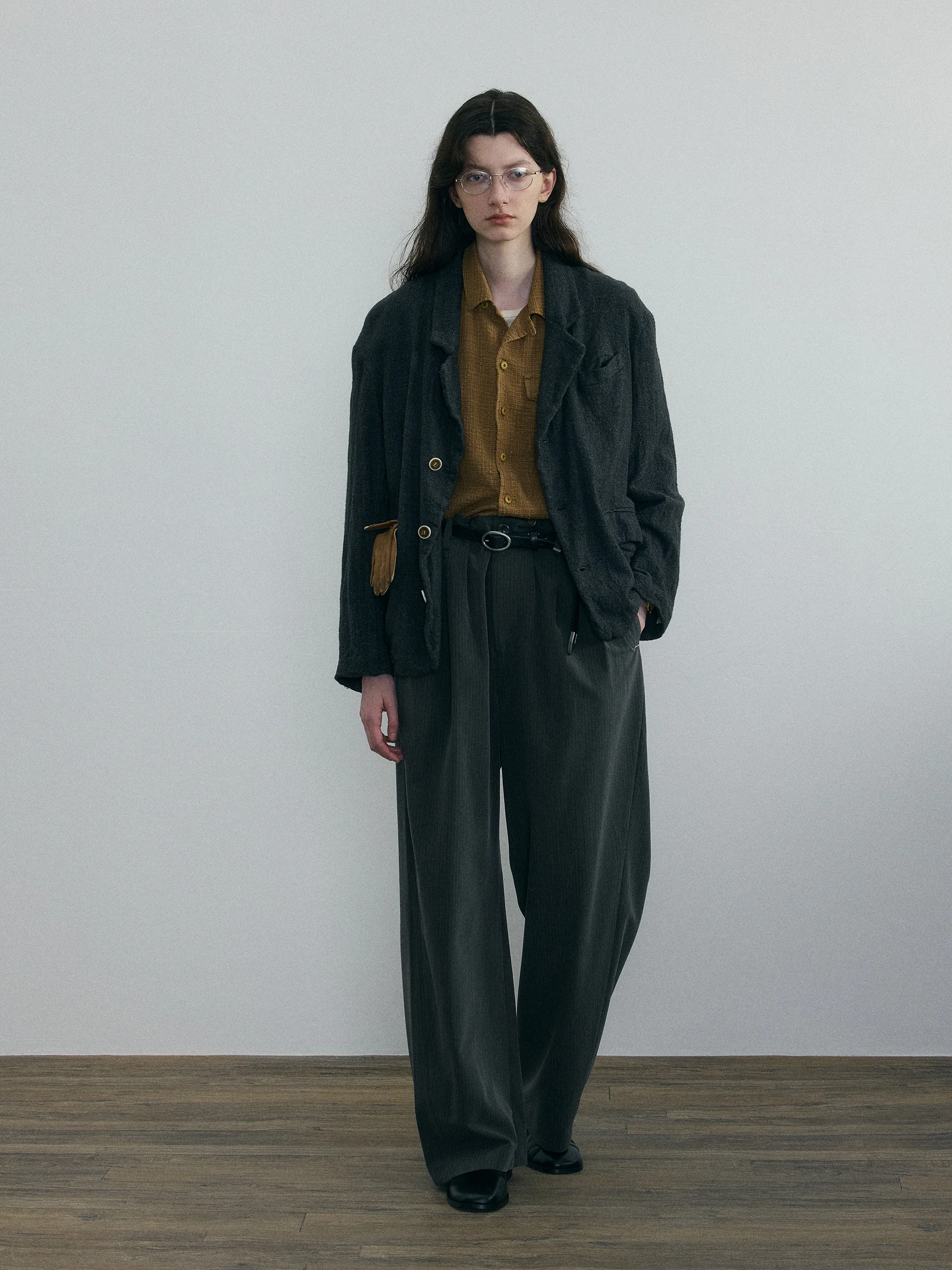 011 - Marylebone Washed Wool Blazer - Image 4