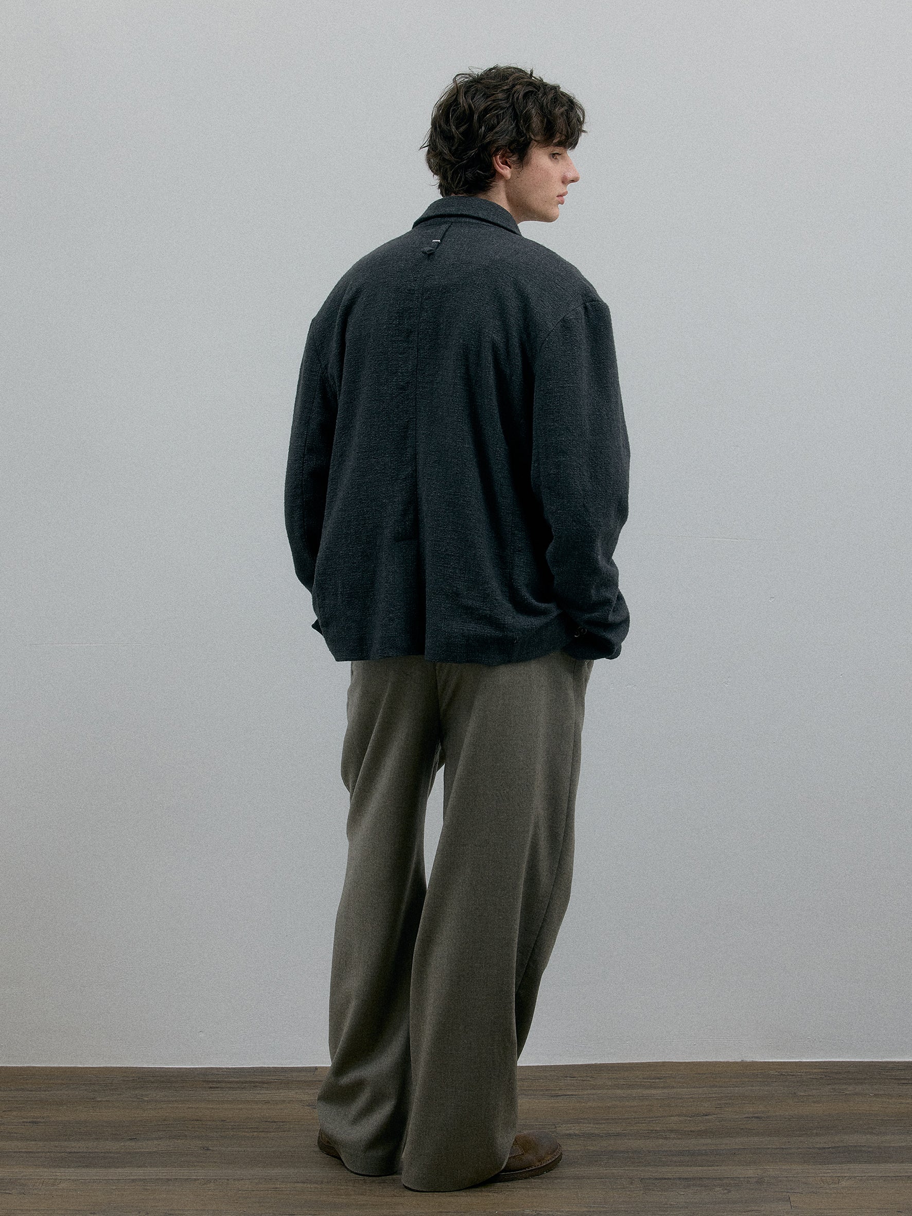 011 - Marylebone Washed Wool Blazer - Image 8