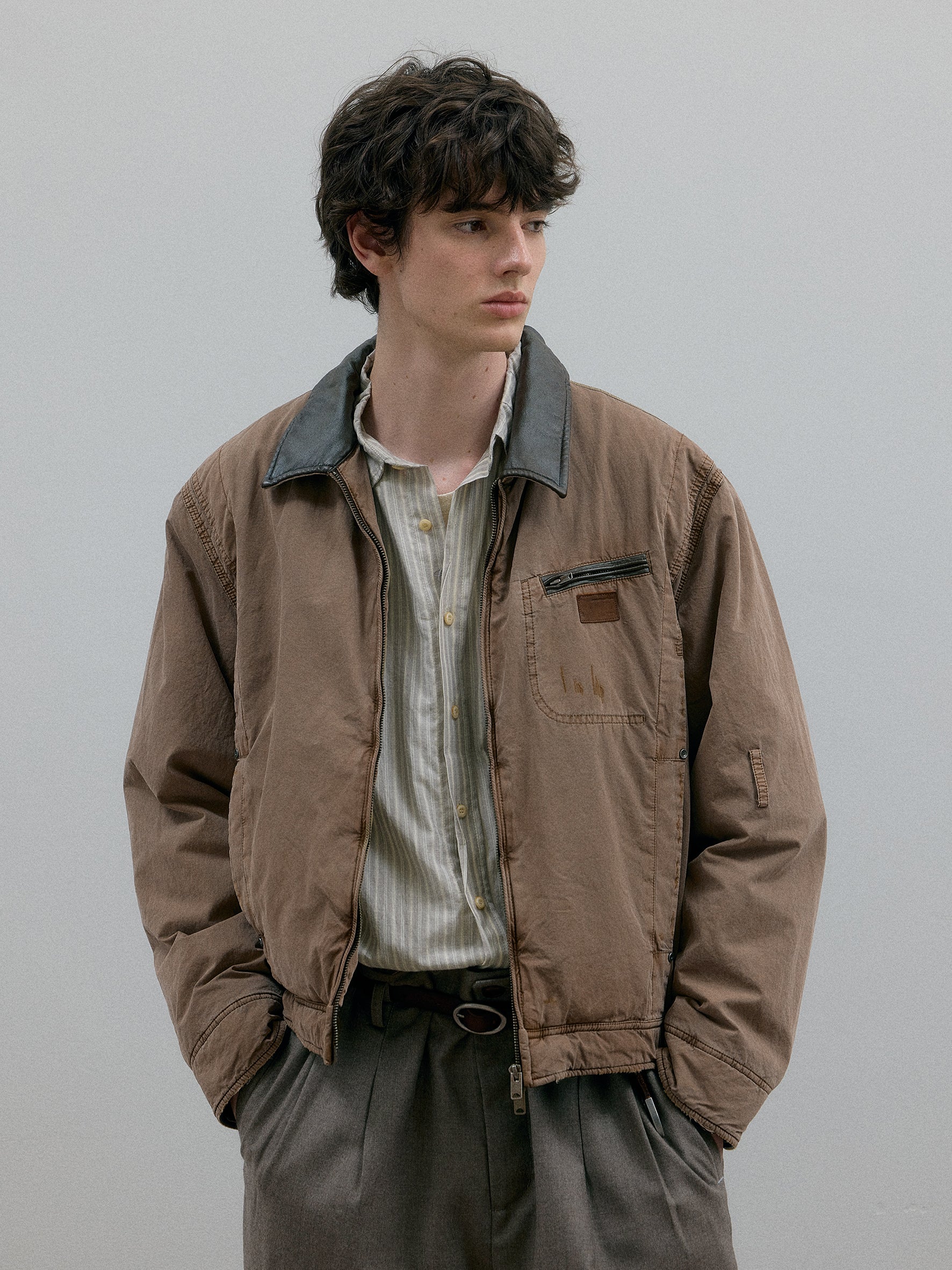 011 - Mechanist Quilted Work Jacket - Image 5