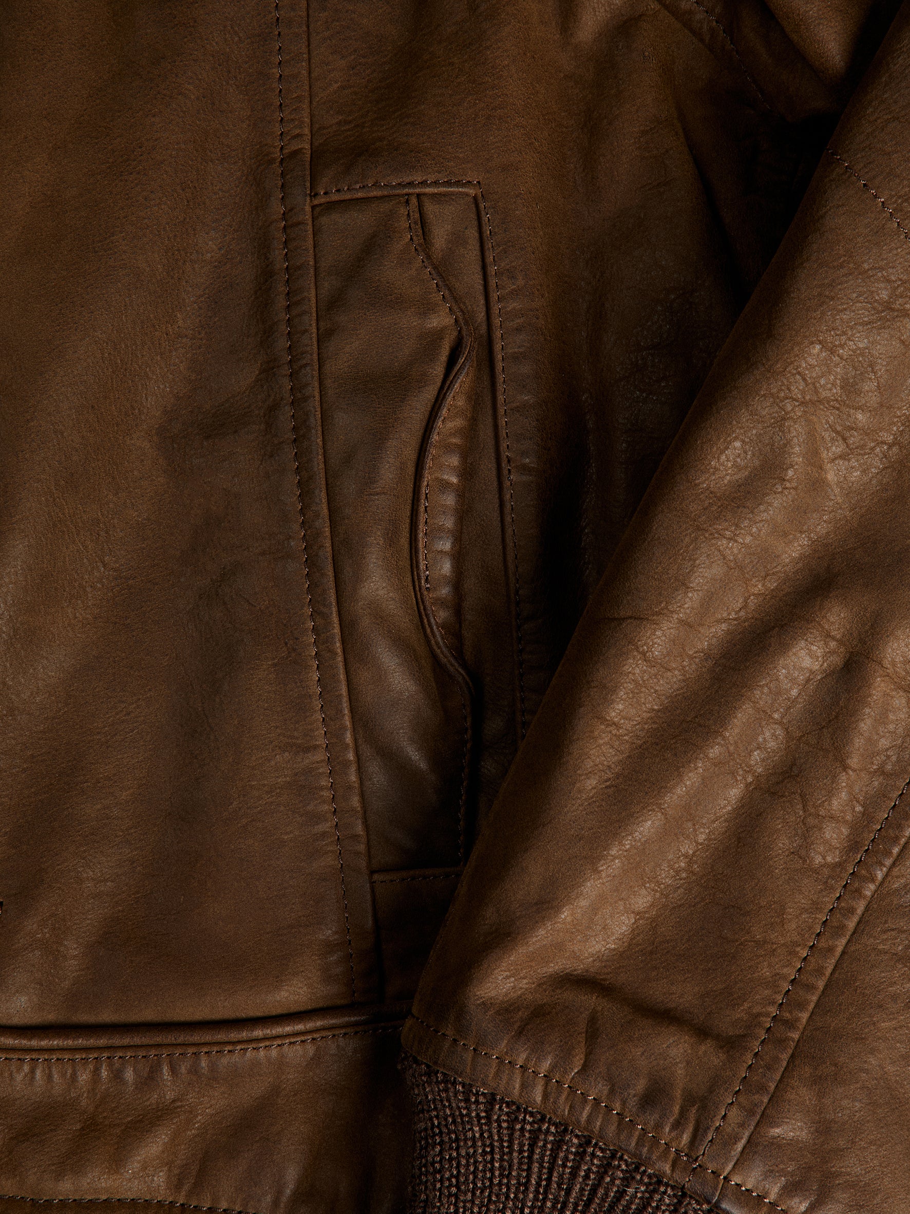 011 - Moccasin Memory Faded A-2 Leather Jacket - Image 33