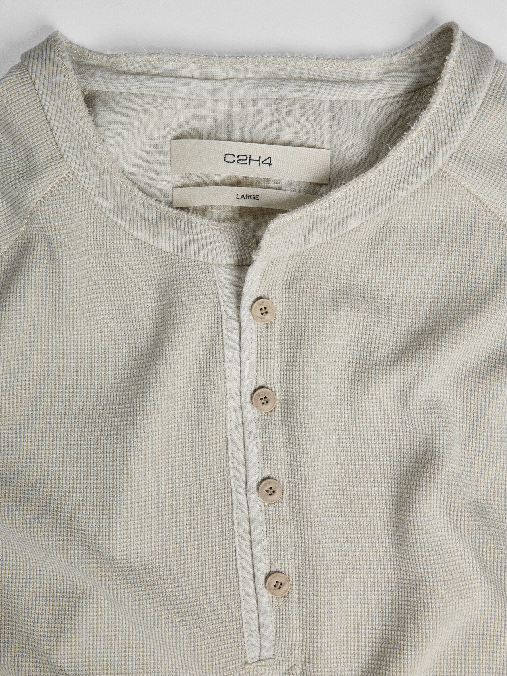 011 - Moccasin Memory Textured Henley - Image 15