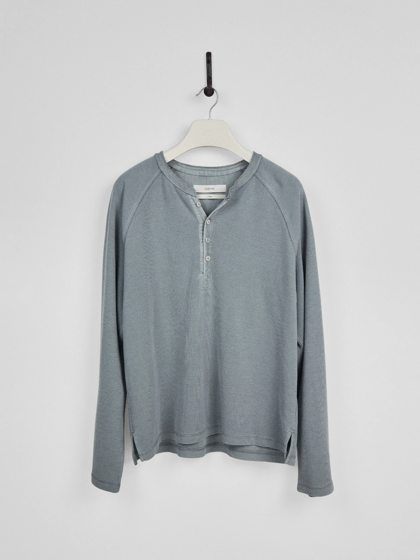 011 - Moccasin Memory Textured Henley - Image 5