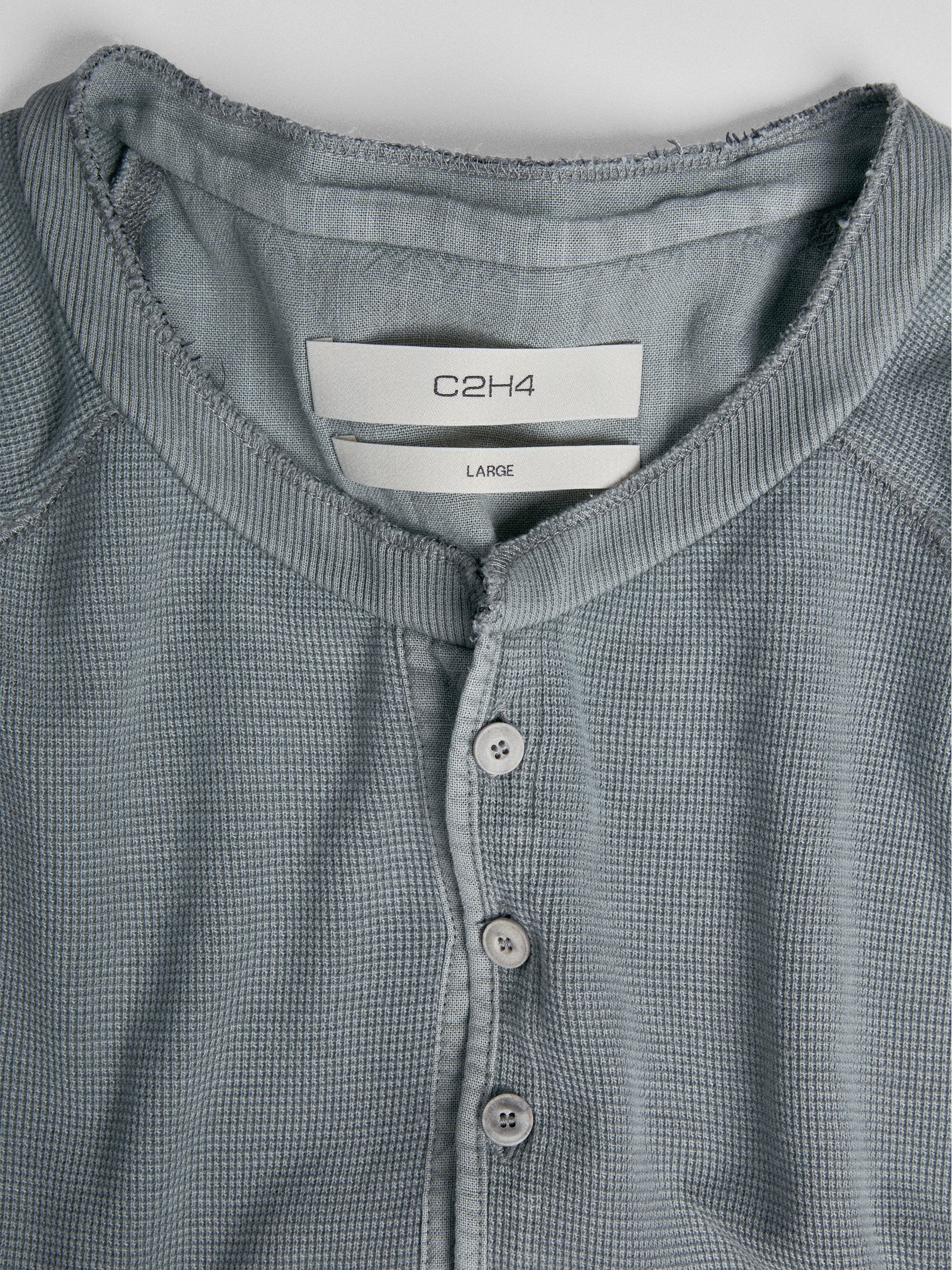 011 - Moccasin Memory Textured Henley - Image 7