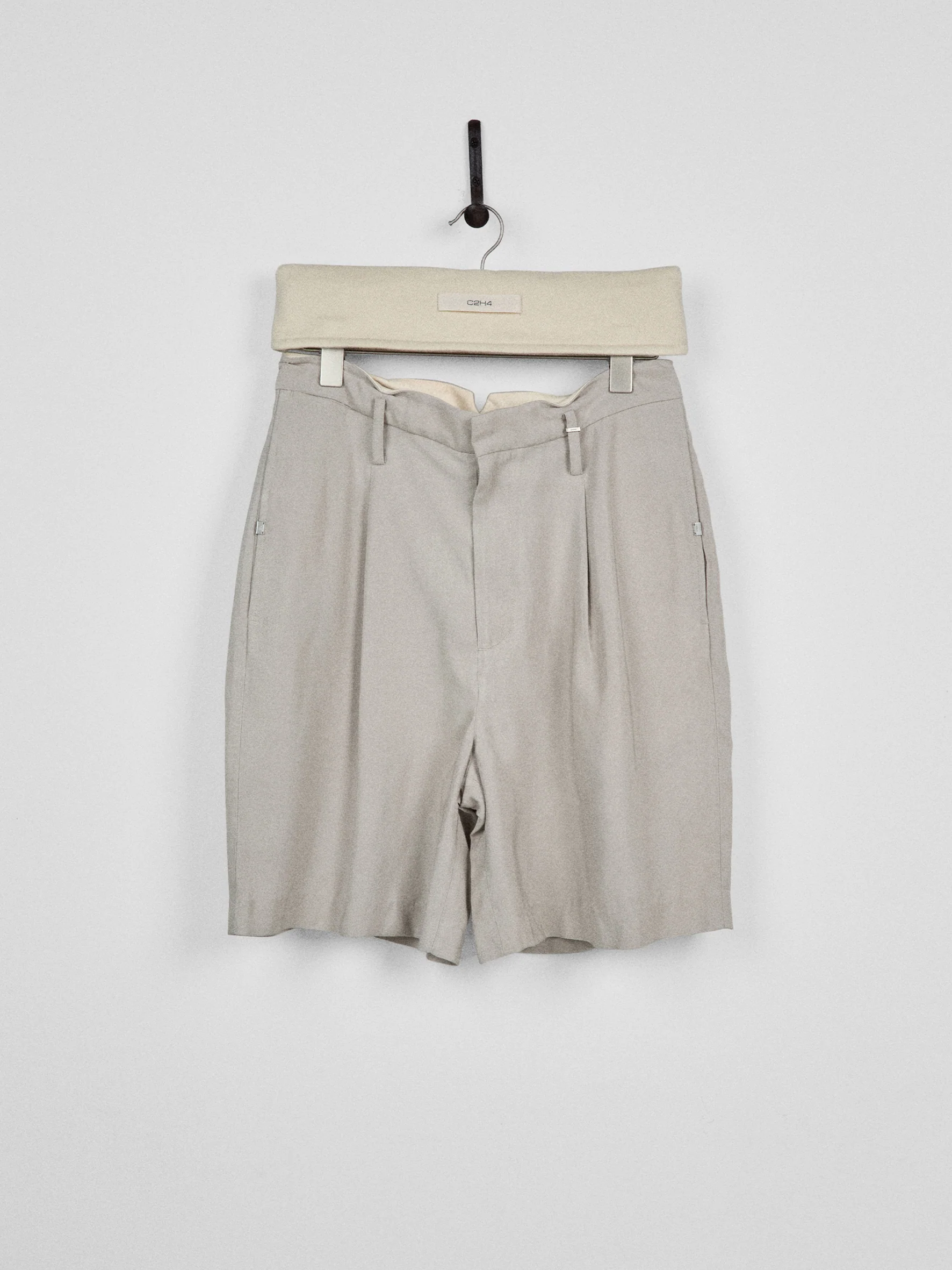011 - Vrille Fold-over Tailored Shorts - Image 5