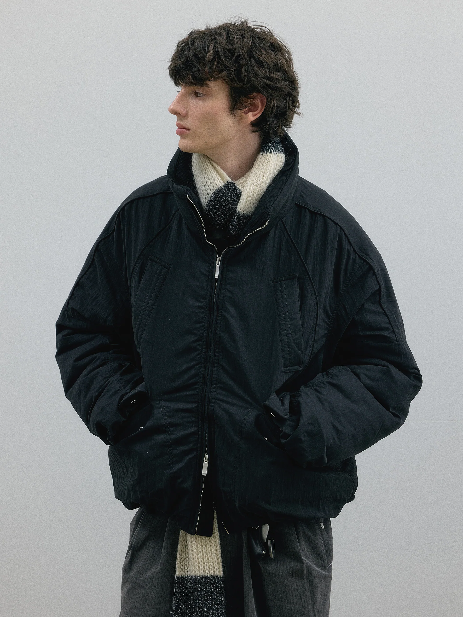 011 - Wrinkled Oversize Puffer Jacket - Image 15