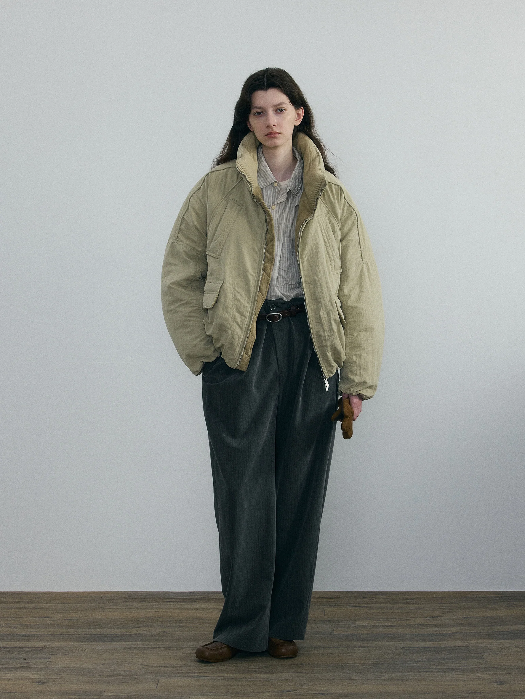 011 - Wrinkled Oversize Puffer Jacket - Image 3