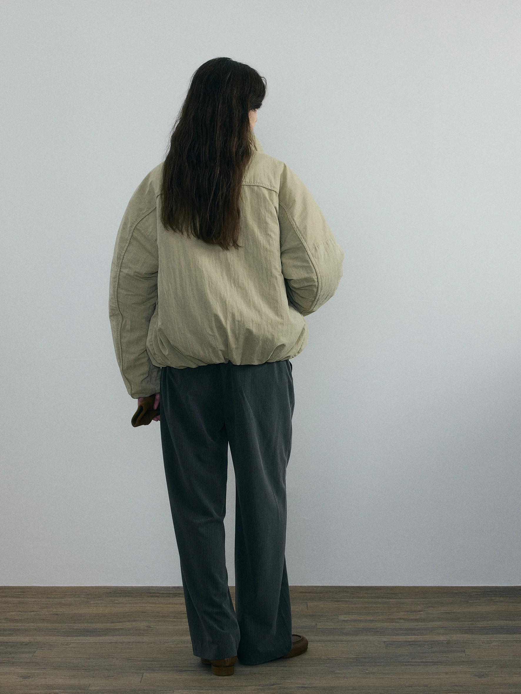 011 - Wrinkled Oversize Puffer Jacket - Image 4