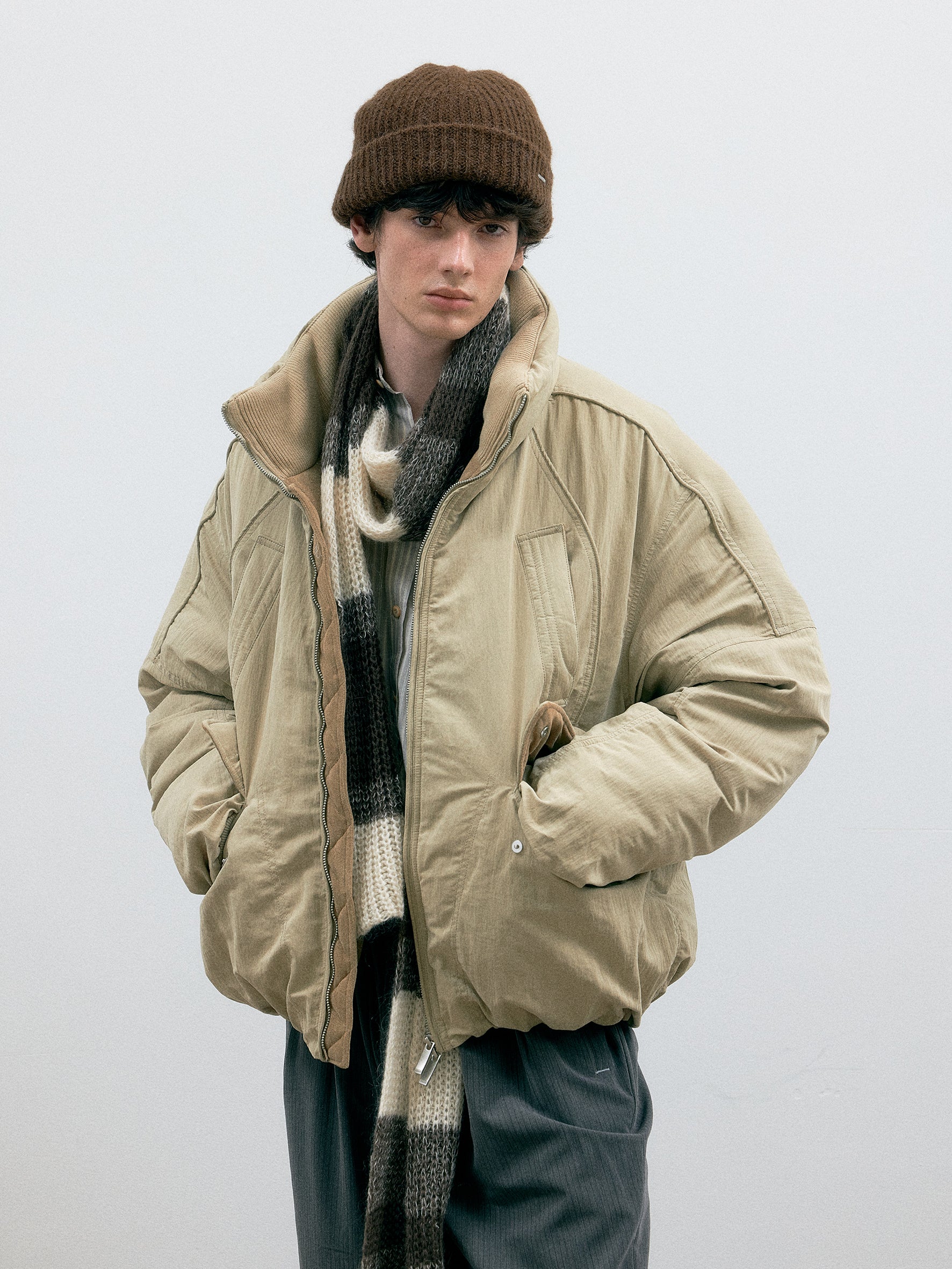 011 - Wrinkled Oversize Puffer Jacket - Image 5