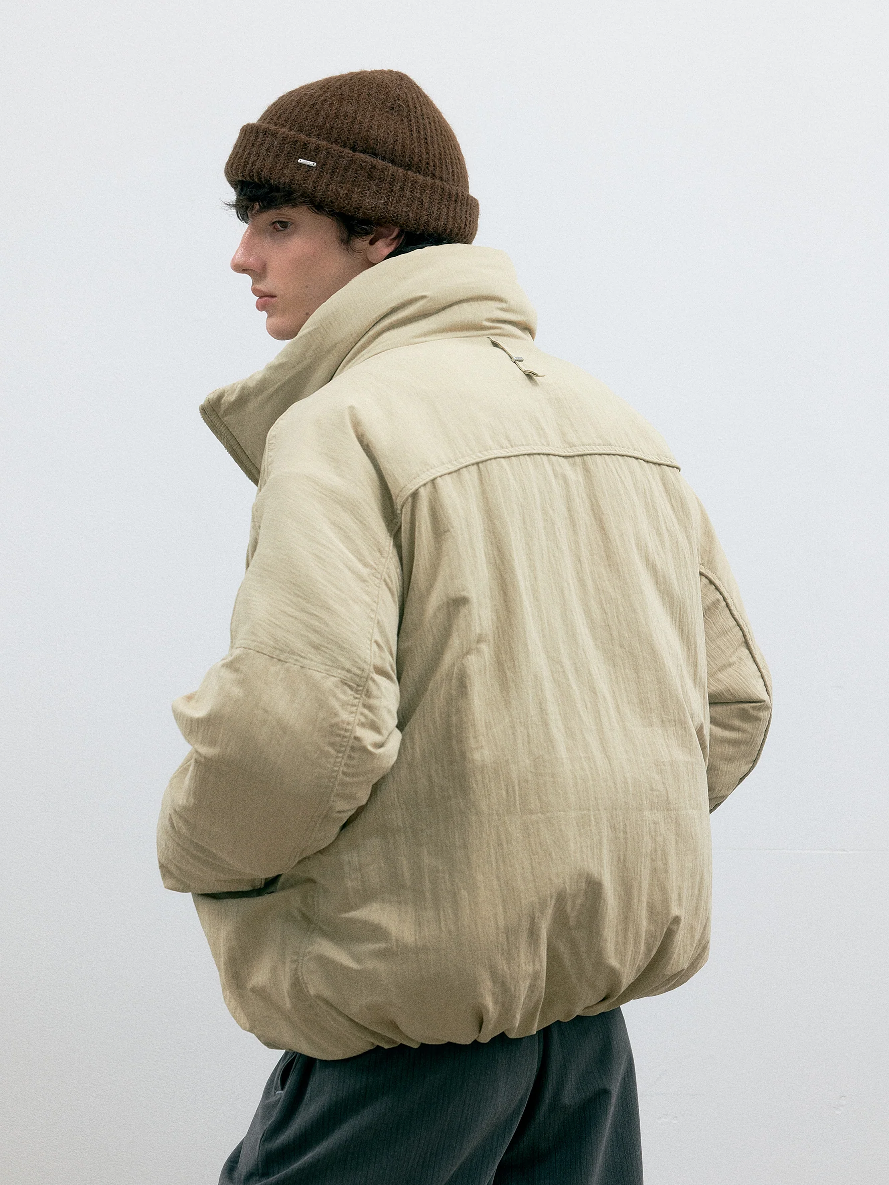 011 - Wrinkled Oversize Puffer Jacket - Image 7