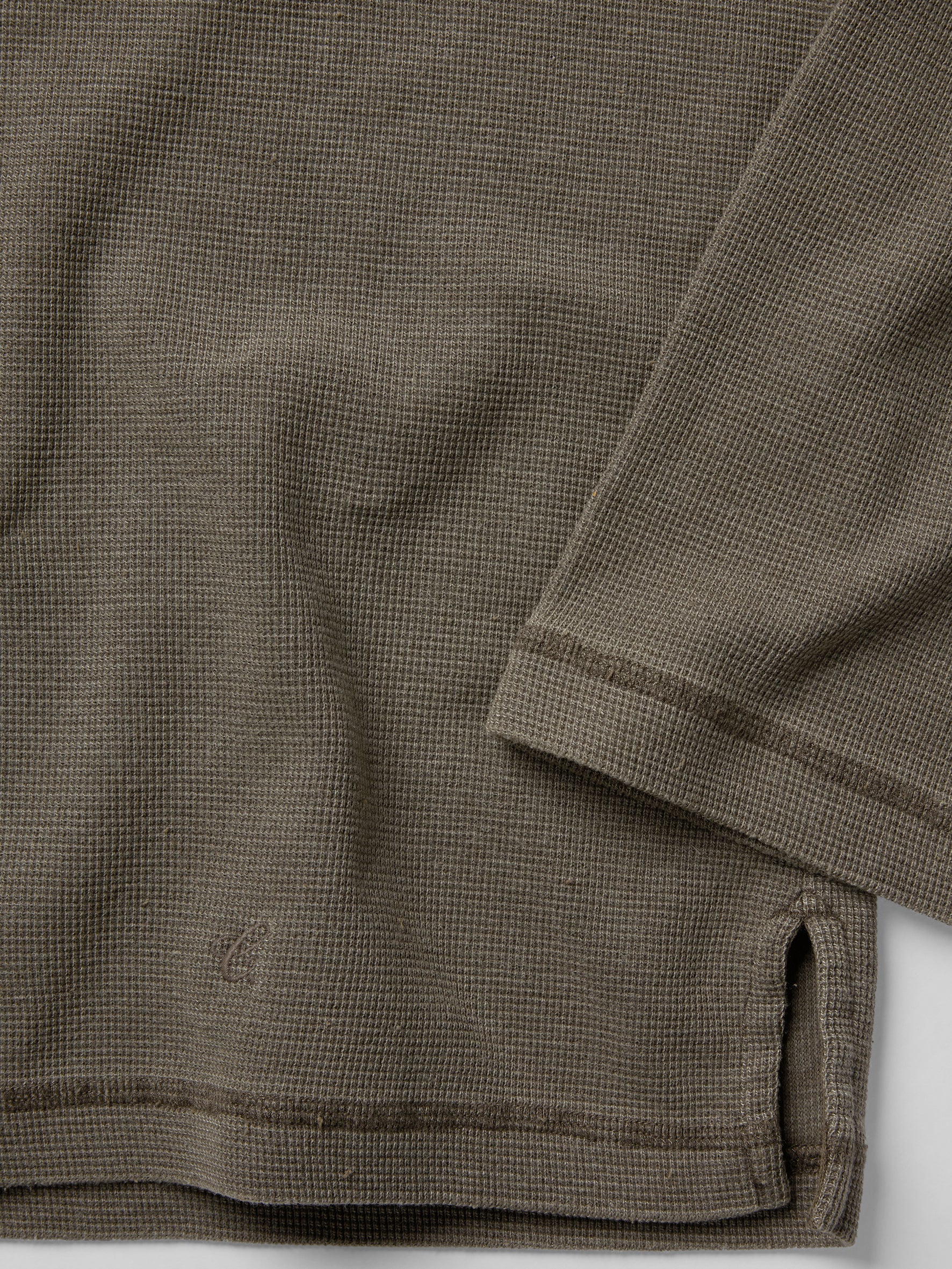 012 - Moccasin Memory Textured Henley - Image 16