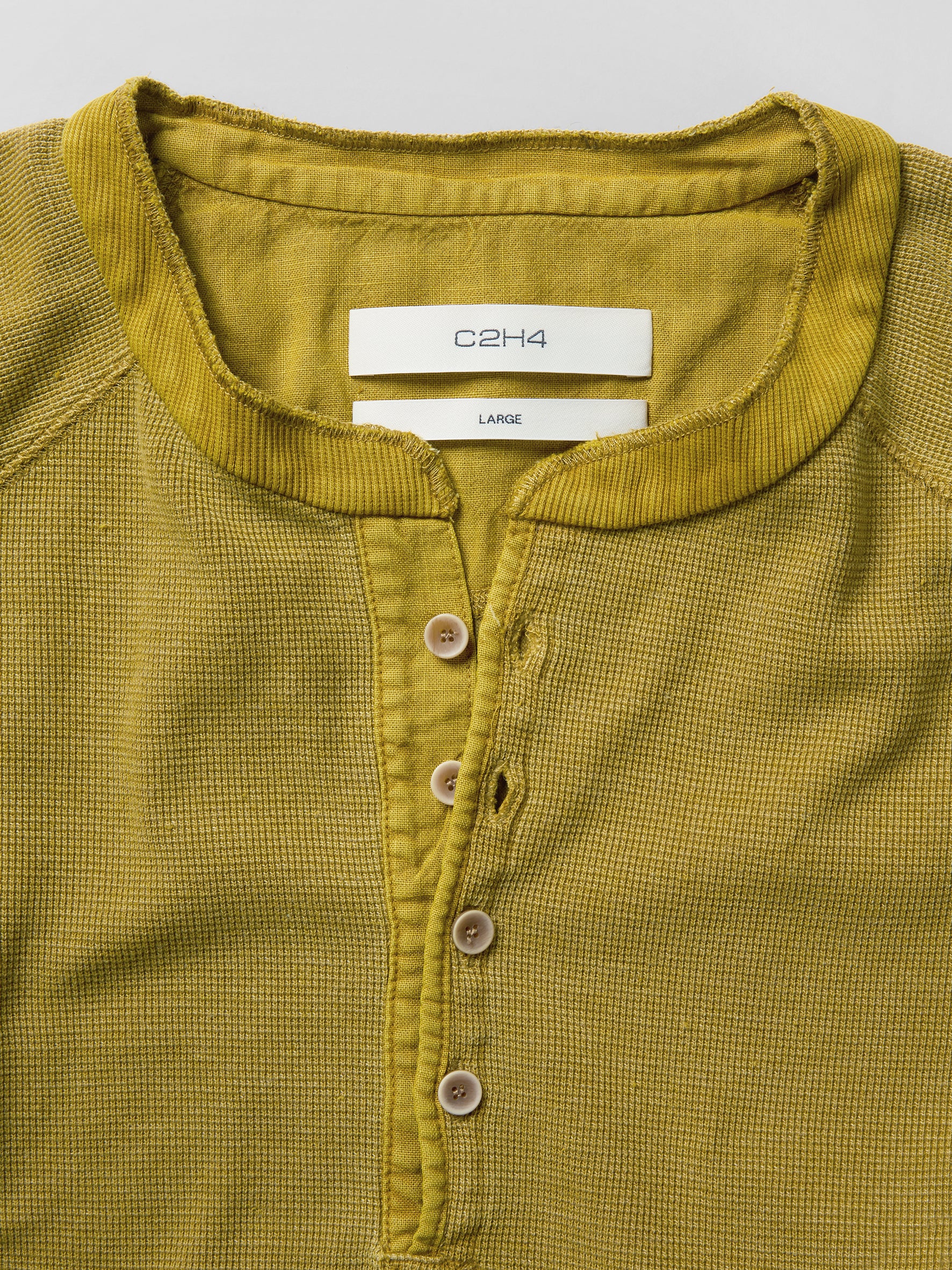012 - Moccasin Memory Textured Henley - Image 7