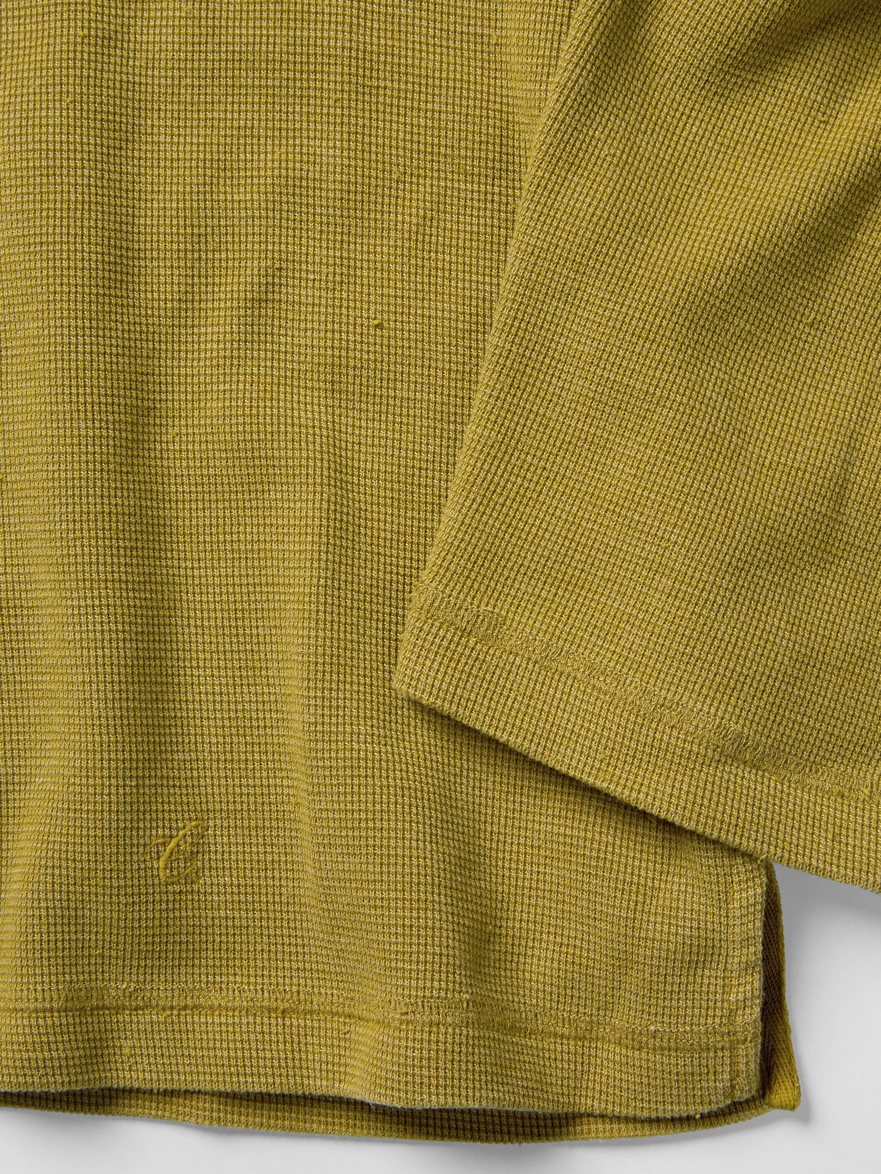 012 - Moccasin Memory Textured Henley - Image 8
