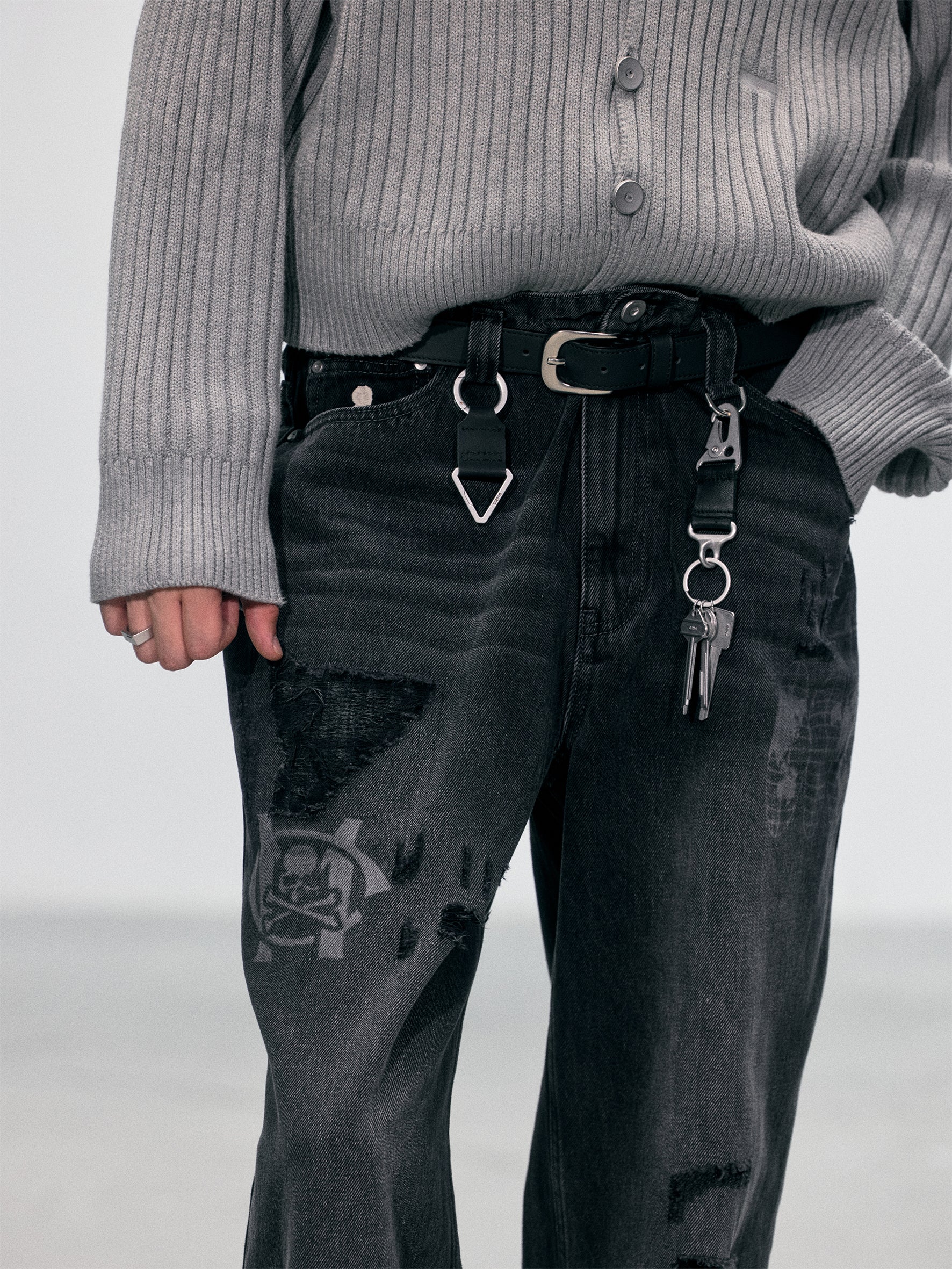 C2H4 x Mastermind JAPAN Vol.3 Totem Laser Jeans - Image 4