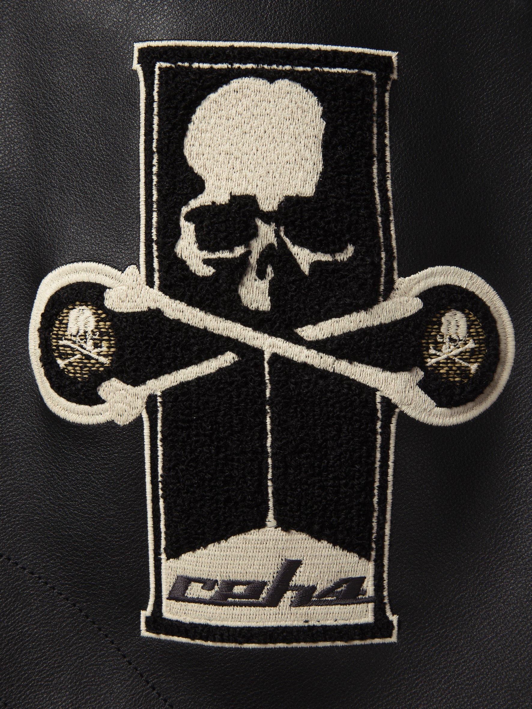 C2H4 x Mastermind JAPAN Vol.3 Curvilinear Varsity Jacket - Image 22