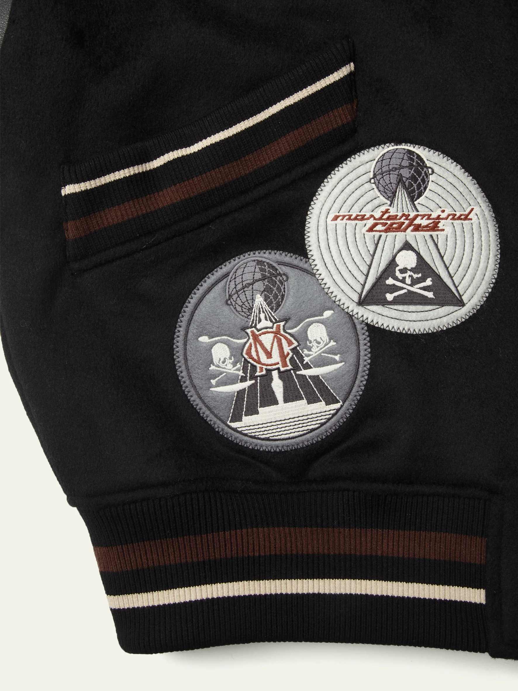 C2H4 x Mastermind JAPAN Vol.3 Curvilinear Varsity Jacket - Image 26