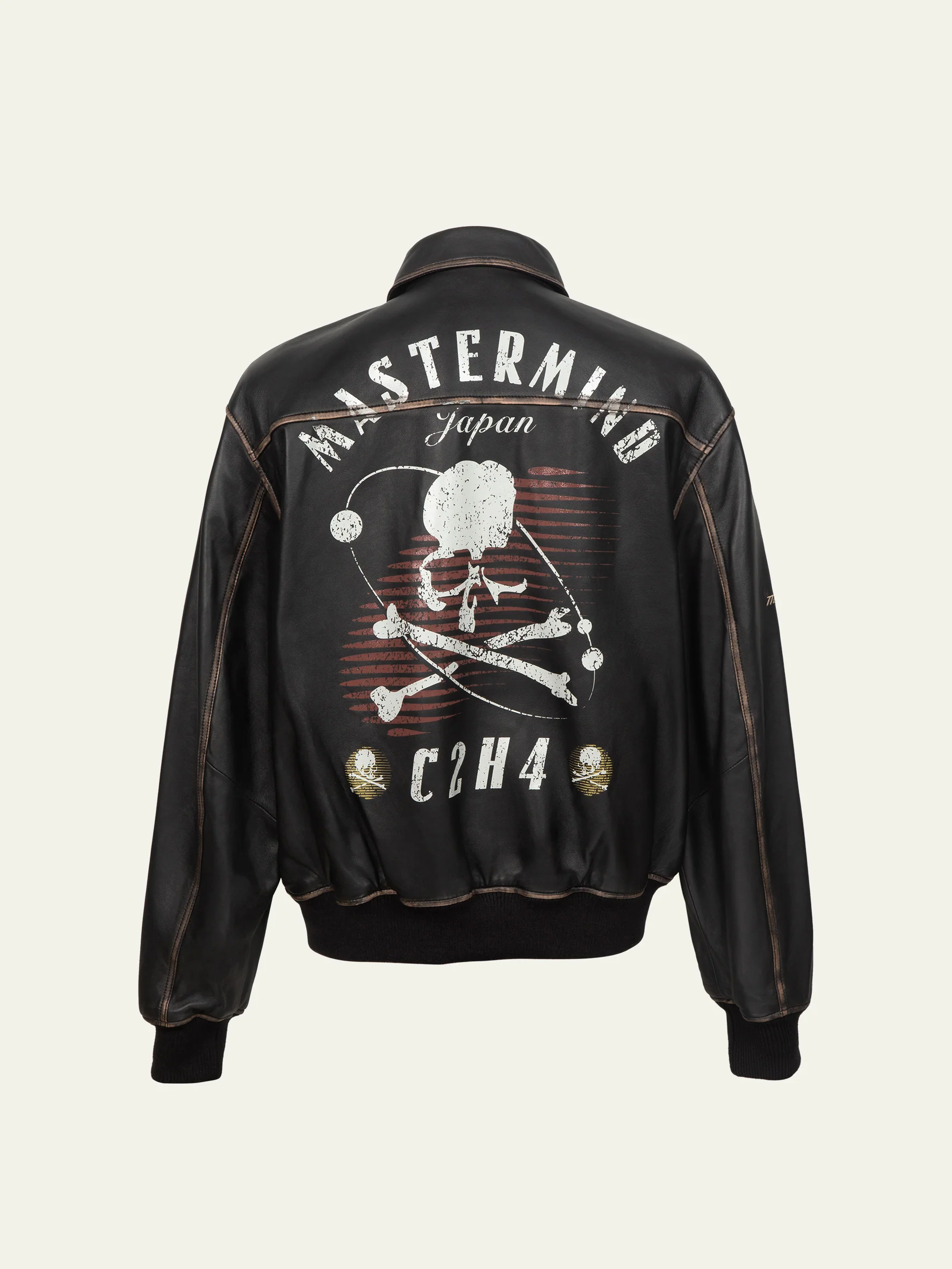 C2H4 x Mastermind JAPAN Vol.3 Lambskin Leather Jacket - Image 10