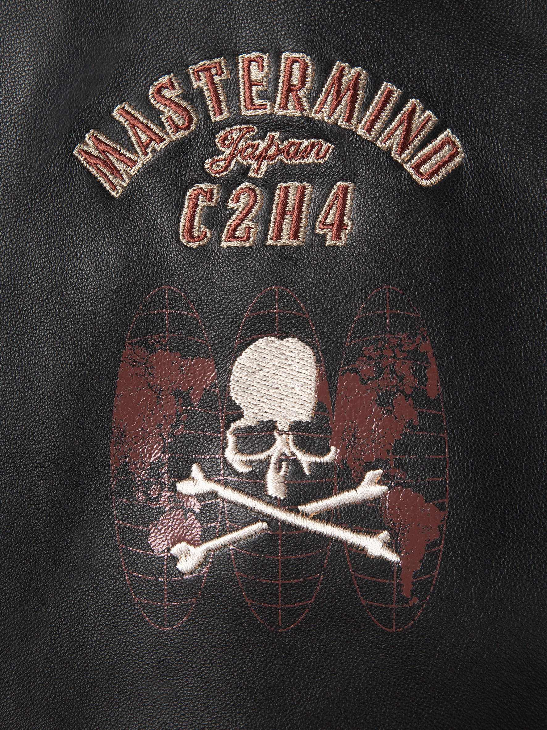 C2H4 x Mastermind JAPAN Vol.3 Lambskin Leather Jacket - Image 12