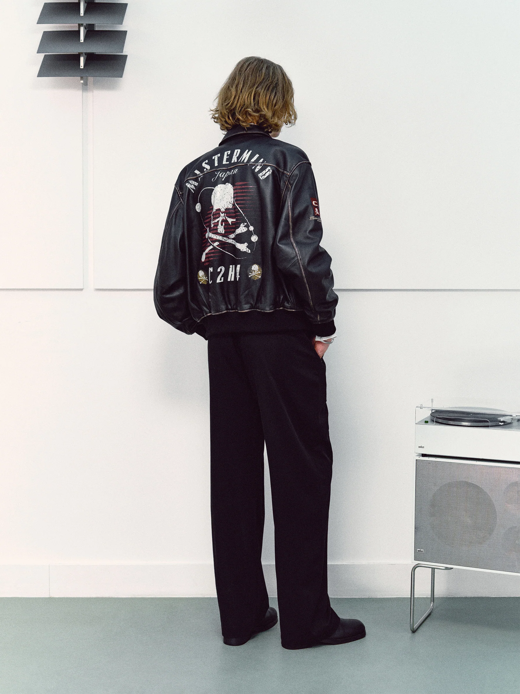 C2H4 x Mastermind JAPAN Vol.3 Lambskin Leather Jacket - Image 6