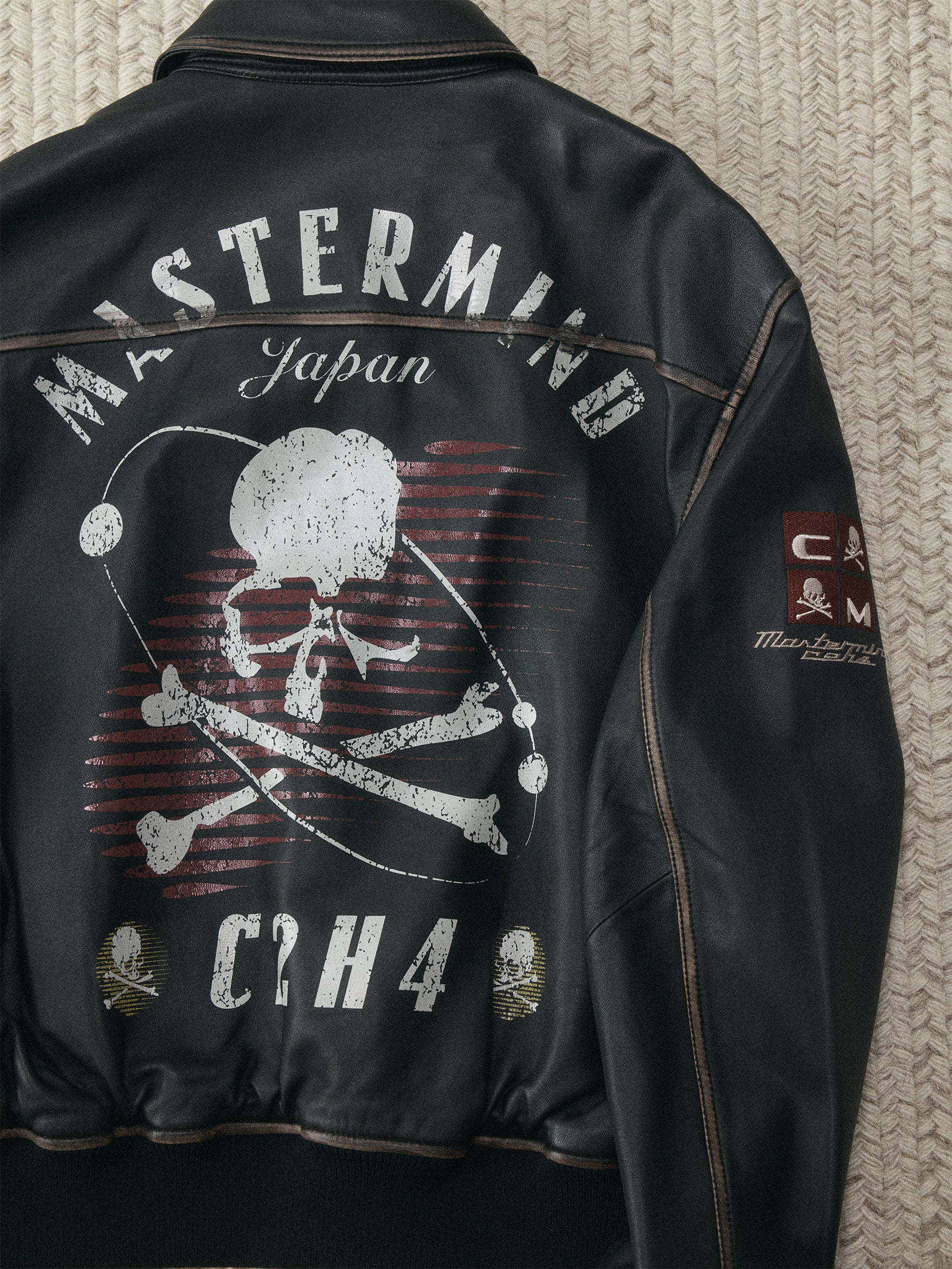 C2H4 x Mastermind JAPAN Vol.3 Lambskin Leather Jacket - Image 9