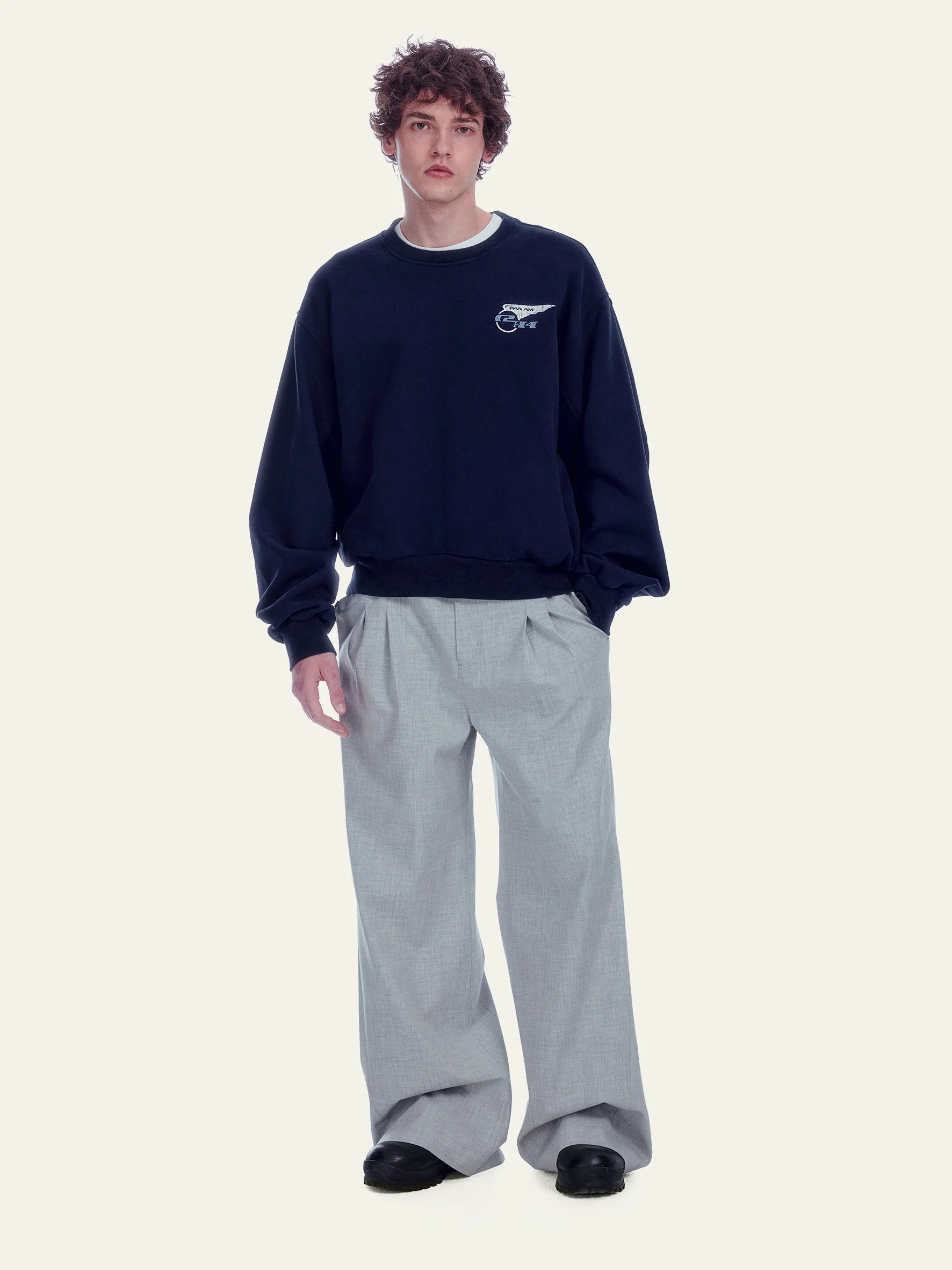 Pan Am® × C2H4® Logo Crewneck - Image 3